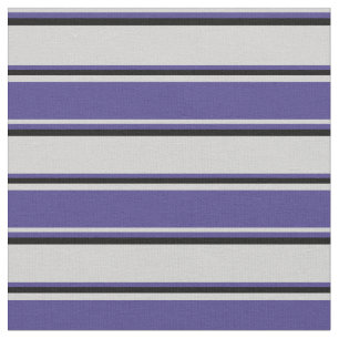 Light Gray, Dark Slate Blue, and Black Colored Fabric
