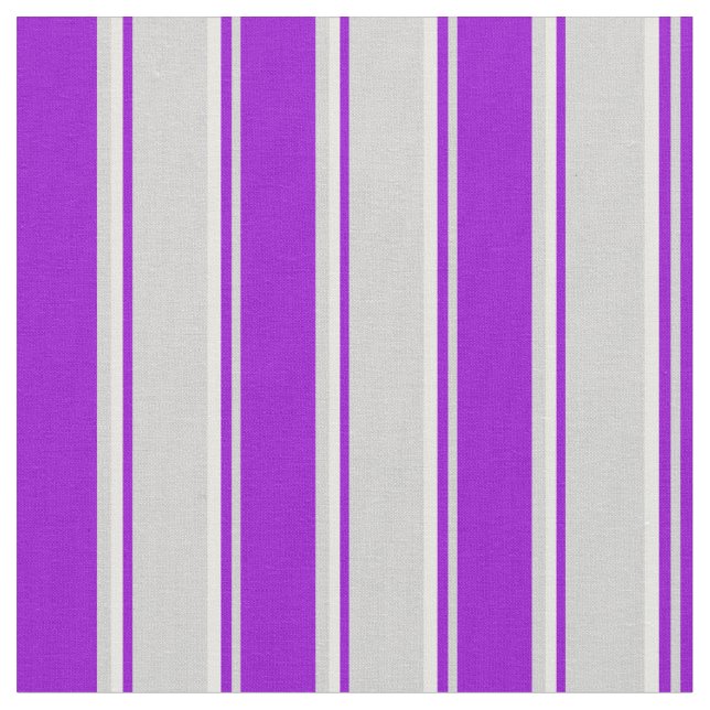 Light Gray, Dark Violet, and White Pattern Fabric (Close Up)