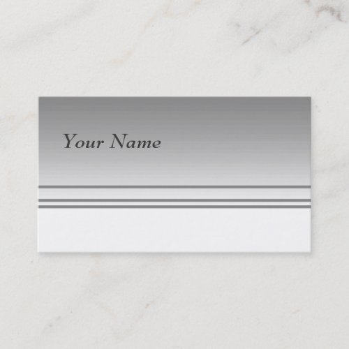Light Gray. Elegant Design. Business Cards