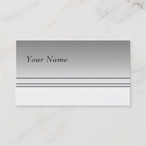 Customizable Light Gray. Elegant Design. Business Cards