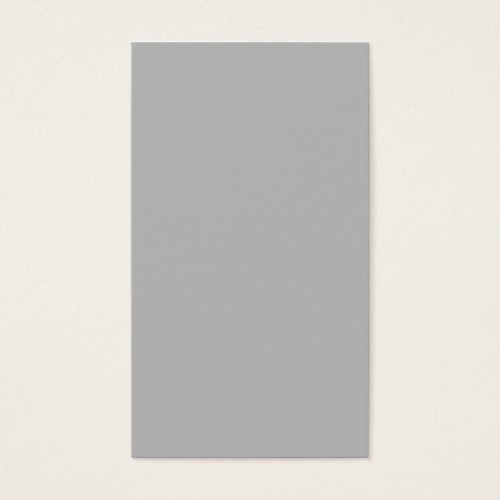 Light Gray Fashion Grey Color Trend 2014 Blank Business Card