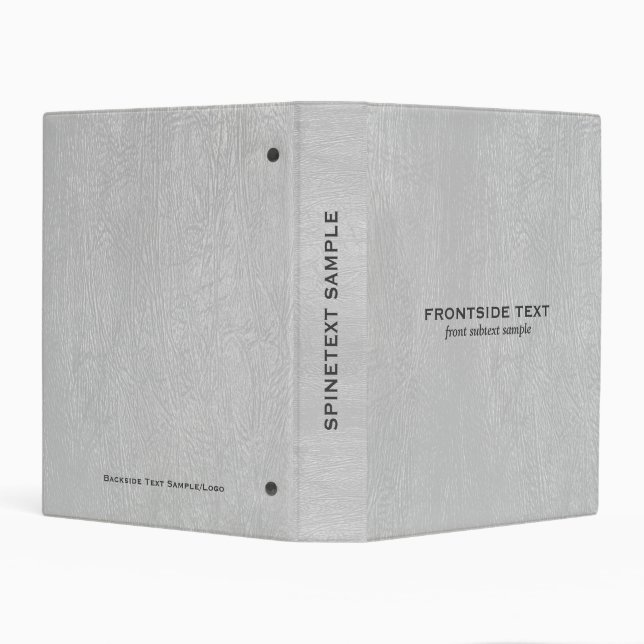 Light Gray Faux Leather Look Avery Binder (Background)