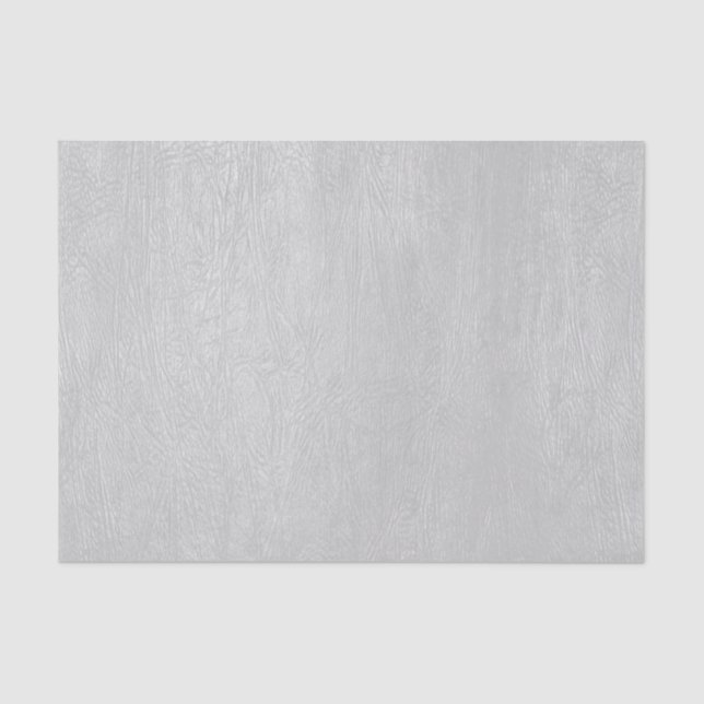 Light Gray Faux Leather Tissue Paper (Front)