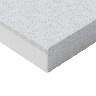 Light Gray Geometric Floral  Modern Summer Pattern Faux Canvas Print