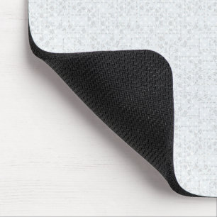 Light Gray Geometric Floral Modern Summer Pattern Mouse Pad