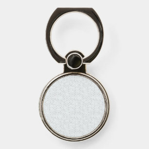 Light Gray Geometric Floral  Modern Summer Pattern Phone Ring Stand