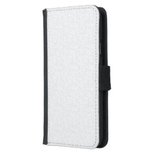 Light Gray Geometric Floral  Modern Summer Pattern Samsung Galaxy S5 Wallet Case