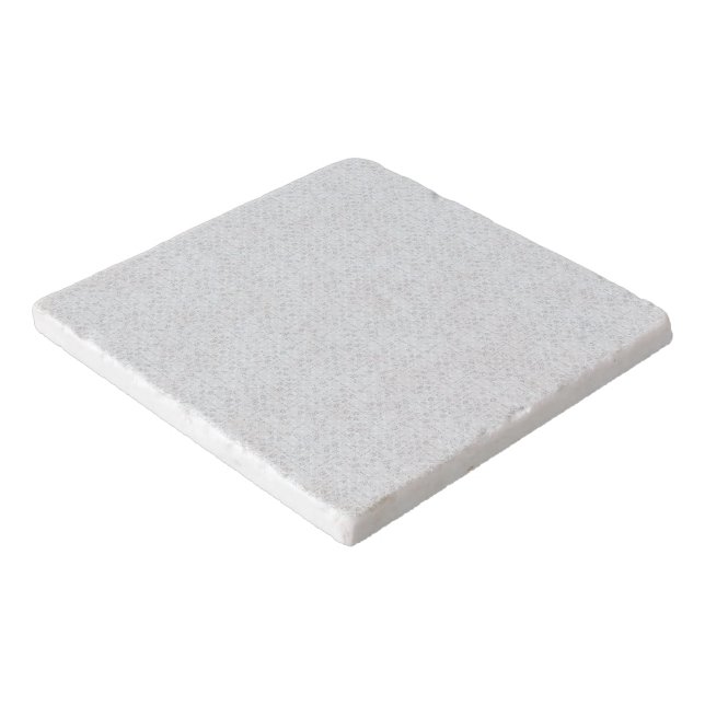 Light Gray Geometric Floral |Modern Summer Pattern Trivet (Corner)