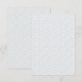 Light Gray Geometric Floral Pattern (Front/Back)