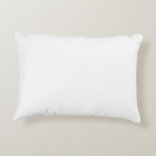 Light Gray Geometric Floral Pattern Accent Pillow