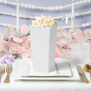 Light Gray Geometric Floral Pattern Favor Boxes