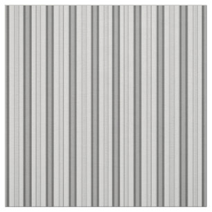 Light Gray & Gray Thick and Thin Stripes Fabric