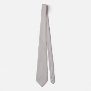Light Gray Groom Groomsmen Initials Wedding Neck Tie