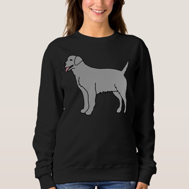 Light Gray Labrador Dog Sweatshirt (Front)