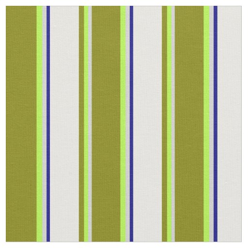 Light Gray, Light Green, Green, White, and Blue Fabric