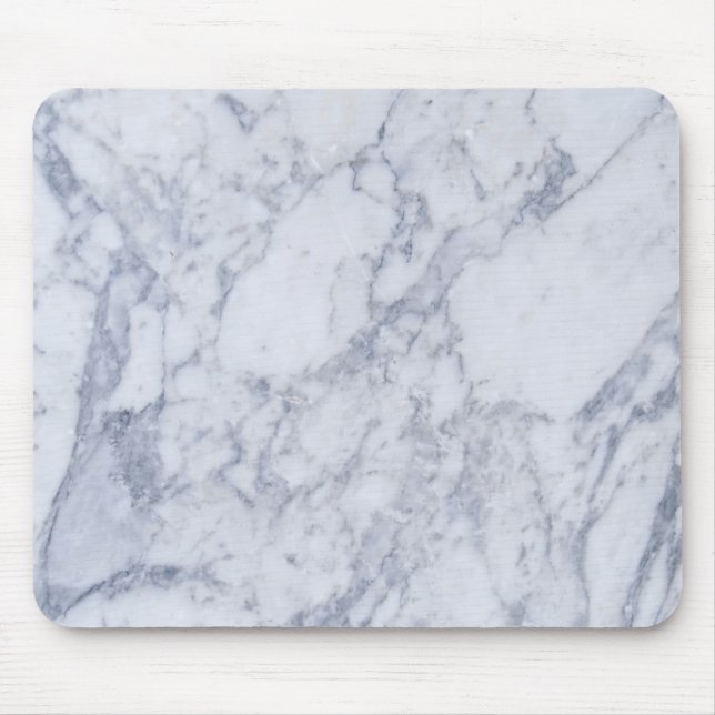 Light Gray  Marble Stone Pattern Mouse Pad (Front)