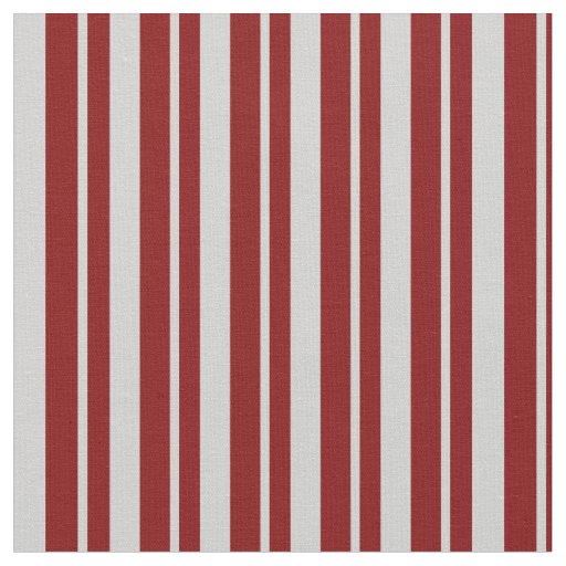 Light Gray & Maroon Lined Pattern Fabric