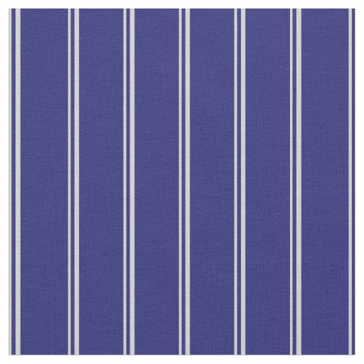 Light Gray & Midnight Blue Stripes/Lines Pattern Fabric