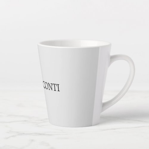 Light Gray Minimalist Plain Modern Latte Mug