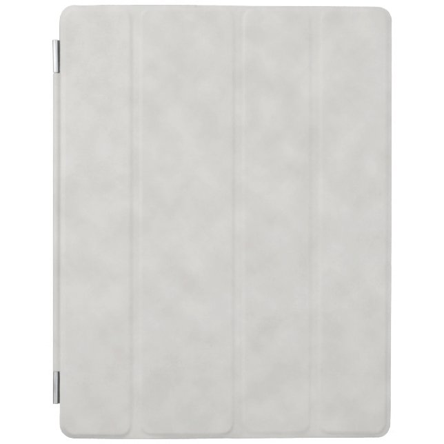 Light Gray Parchment Texture Background iPad Smart Cover (Front)