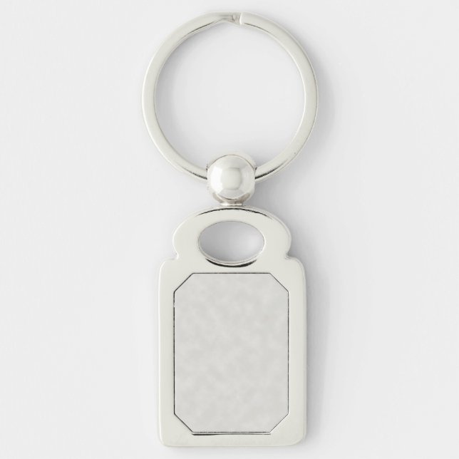 Light Gray Parchment Texture Background Keychain (Front)
