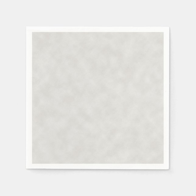 Light Gray Parchment Texture Background Napkins (Front)