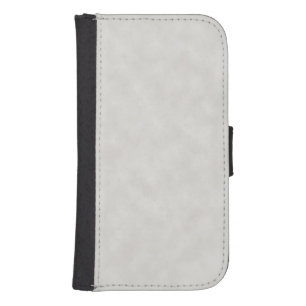 Light Gray Parchment Texture Background Wallet Phone Case For Samsung Galaxy S4