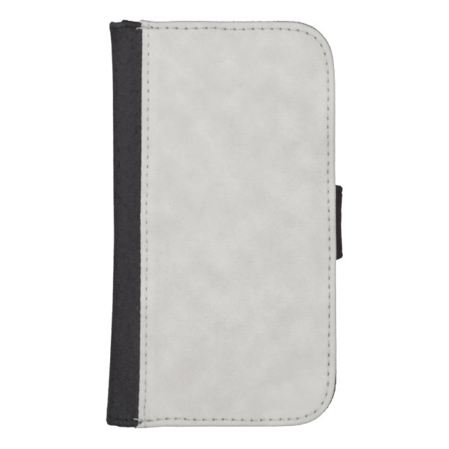 Light Gray Parchment Texture Background Samsung Galaxy Wallet Case (Front)