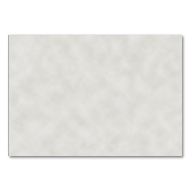 Light Gray Parchment Texture Background Table Number (Back)