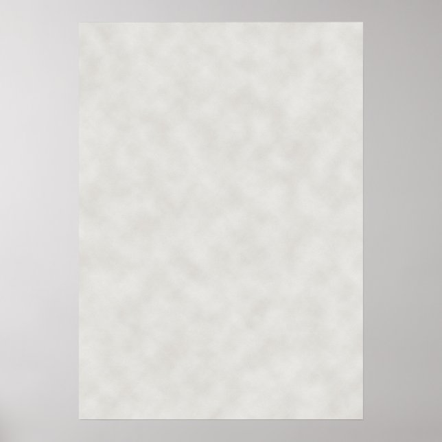 Light Gray Parchment Texture Poster (Front)