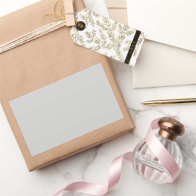 Light Gray Rectangular Sticker (Gifting)