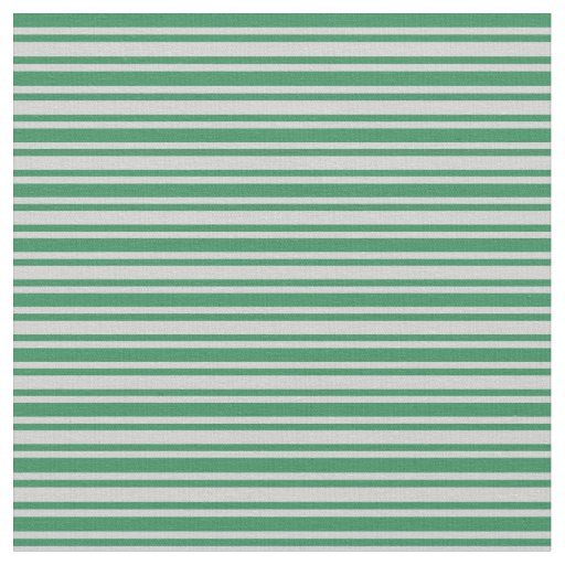 Light Gray & Sea Green Lines Fabric