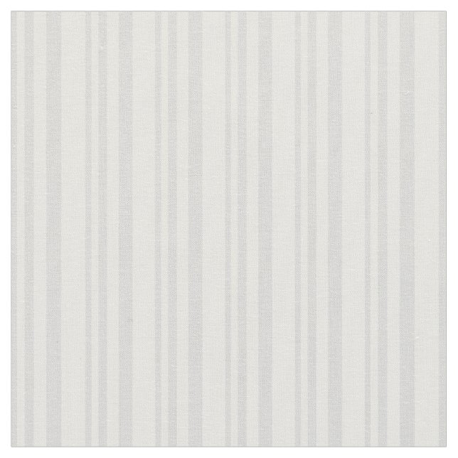 Light Gray & White Colored Stripes Pattern Fabric (Close Up)