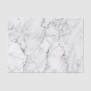 Light-Gray & White Faux Marble Tissue Paper