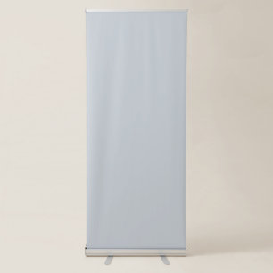 Light Grayish-Blue Vertical Retractable Banner