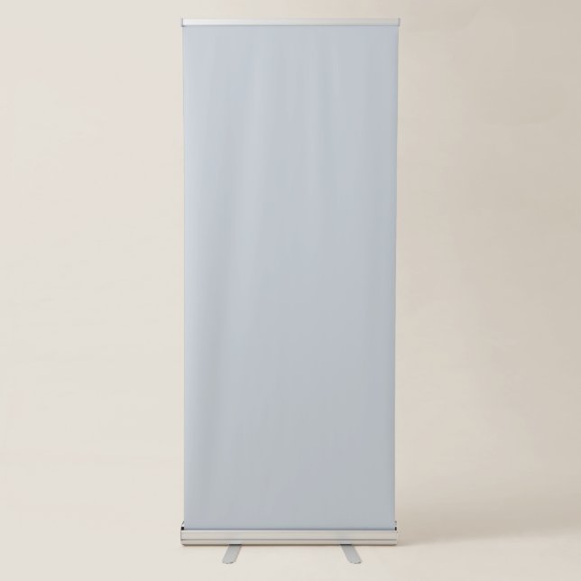 Light Grayish-Blue Vertical Retractable Banner (Front)