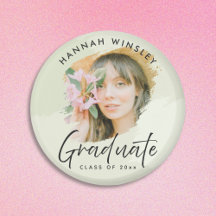 Light Green Add Your Photo Custom Graduation Guest