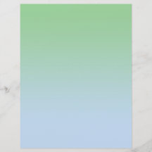 Light Green and Blue Gradient Paper