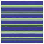 [ Thumbnail: Light Green and Blue Lined/Striped Pattern Fabric ]