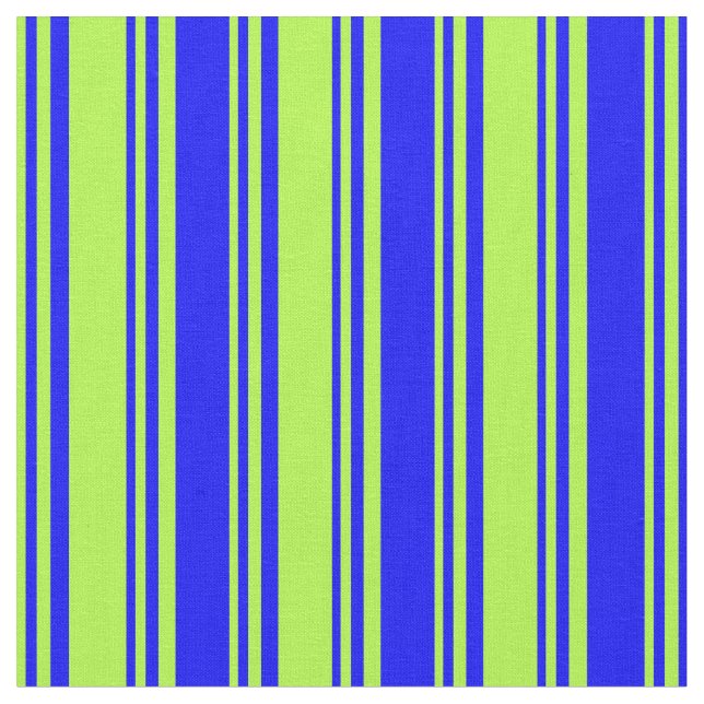 Light Green and Blue Pattern Fabric (Close Up)
