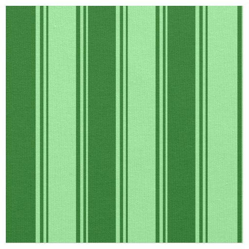 Light Green and Dark Green Colored Lines Pattern Fabric