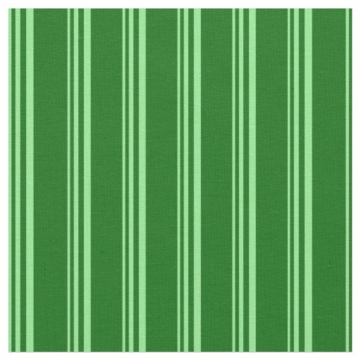 Light Green and Dark Green Lines Pattern Fabric