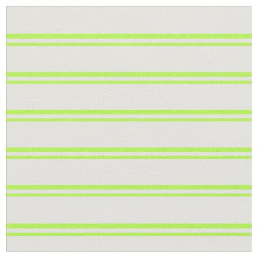 Light Green and Light Yellow Colored Lines Fabric