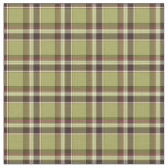 Light Green and Purple Rustic Plaid Fabric
