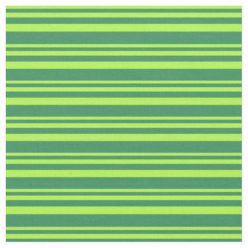 Light Green and Sea Green Stripes/Lines Pattern Fabric