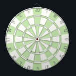 Light Green And White Dartboard With Darts<br><div class="desc">Light Green And White Dart Board</div>