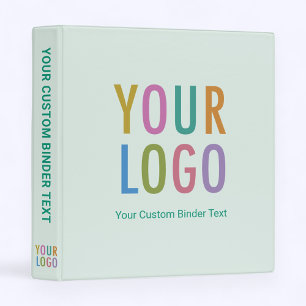 Light Green Avery Custom 3 Ring Binder with Logo