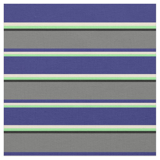 Light Green, Beige, Midnight Blue, Dim Grey, Black Fabric