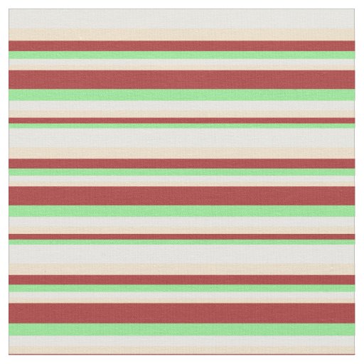 Light Green, Brown, Tan & White Colored Pattern Fabric
