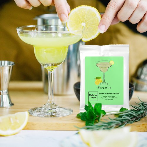 Light Green Business Brand on Margarita Drink Mix
